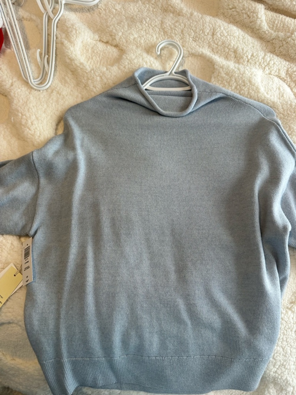 Wilfred Light Blue Turtleneck Sweater